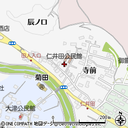 仁井田公民館周辺の地図