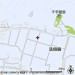 福島県いわき市山田町法田前周辺の地図