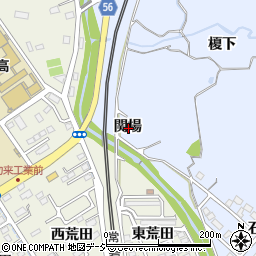 福島県いわき市石塚町関場周辺の地図