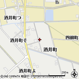 石川県羽咋市酒井町ツ周辺の地図