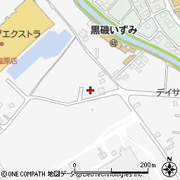 栃木県那須塩原市島方周辺の地図
