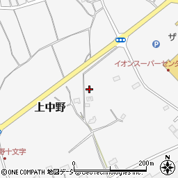 栃木県那須塩原市上中野346-1周辺の地図