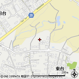 福島県いわき市金山町東台周辺の地図