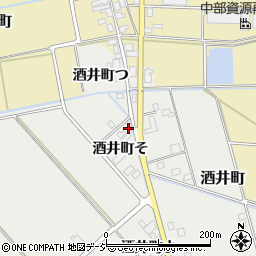 石川県羽咋市酒井町そ周辺の地図
