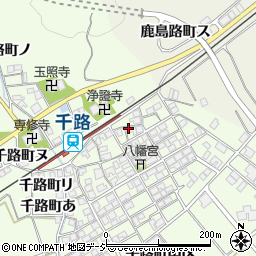 石川県羽咋市千路町ニ周辺の地図