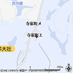 石川県羽咋市寺家町エ周辺の地図