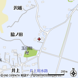 福島県いわき市山田町脇ノ田周辺の地図