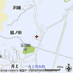 福島県いわき市山田町（脇ノ田）周辺の地図