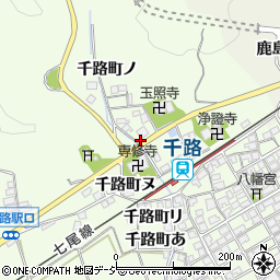 石川県羽咋市千路町ヘ周辺の地図