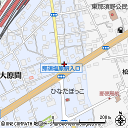 栃木県那須塩原市大原間398-10周辺の地図