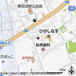 栃木県那須塩原市東小屋194周辺の地図