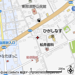 栃木県那須塩原市東小屋154周辺の地図
