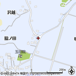 福島県いわき市山田町明地周辺の地図