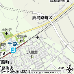 石川県羽咋市鹿島路町（丑）周辺の地図