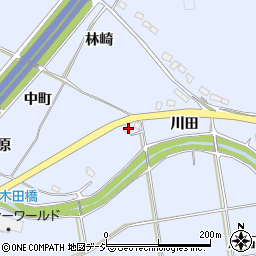 福島県いわき市山田町中町周辺の地図