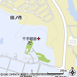福島県いわき市山田町滝ノ沢周辺の地図