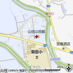 山田公民館周辺の地図