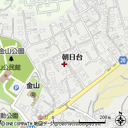 福島県いわき市金山町朝日台周辺の地図