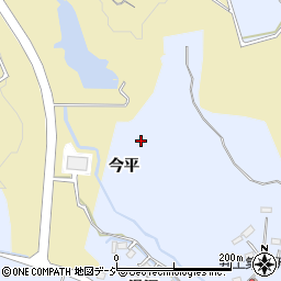 福島県いわき市山田町（今平）周辺の地図