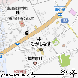 栃木県那須塩原市東小屋458-10周辺の地図