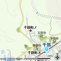 石川県羽咋市千路町（ノ）周辺の地図