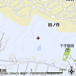福島県いわき市山田町田ノ作周辺の地図
