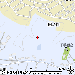 福島県いわき市山田町（田ノ作）周辺の地図