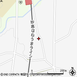 新潟県妙高市上中村新田467周辺の地図