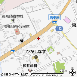 栃木県那須塩原市東小屋453-1周辺の地図