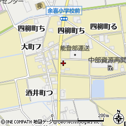 石川県羽咋市四柳町と周辺の地図