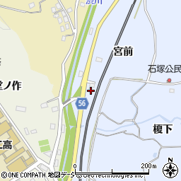 福島県いわき市石塚町宮前59周辺の地図