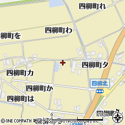石川県羽咋市四柳町周辺の地図