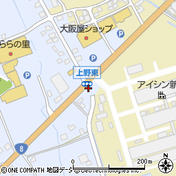 上野東周辺の地図