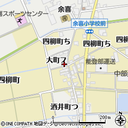 石川県羽咋市大町フ5周辺の地図