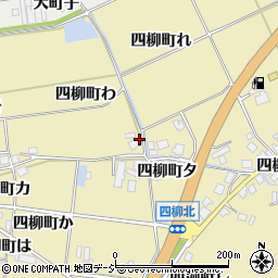 石川県羽咋市四柳町わ周辺の地図