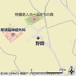 栃木県那須塩原市野間449周辺の地図