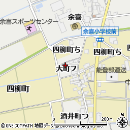 石川県羽咋市大町フ52周辺の地図