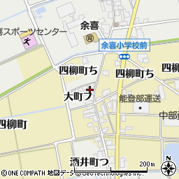 石川県羽咋市大町フ周辺の地図