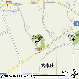 光栄寺周辺の地図