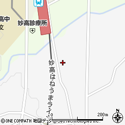 新潟県妙高市上中村新田471周辺の地図