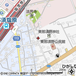 栃木県那須塩原市東小屋477周辺の地図