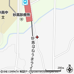 新潟県妙高市上中村新田471-25周辺の地図