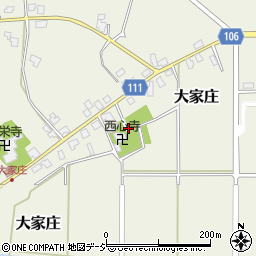 西心寺周辺の地図