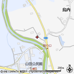 福島県いわき市仁井田町烏内55周辺の地図