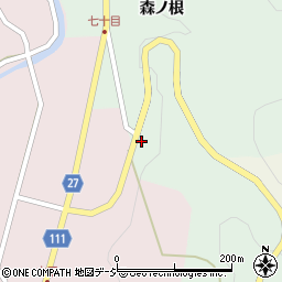 福島県東白川郡塙町山形森ノ根5周辺の地図