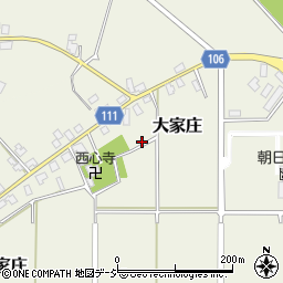 富山県下新川郡朝日町大家庄536周辺の地図