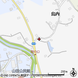 福島県いわき市仁井田町烏内74周辺の地図