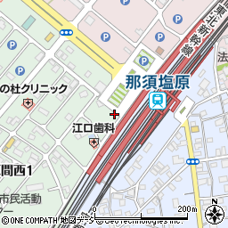 日産レンタカー那須塩原駅前店周辺の地図