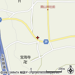 新潟県妙高市関山4891周辺の地図