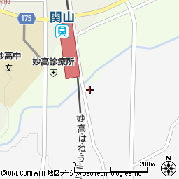 新潟県妙高市上中村新田474周辺の地図